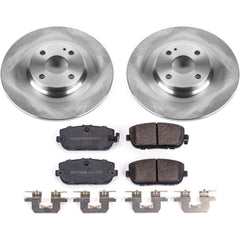Power Stop KOE7362 Autospecialty 1-Click Daily Driver Plain Rotor Rear Brake Kit for 2016-2024 Fiat 124 Spider product image