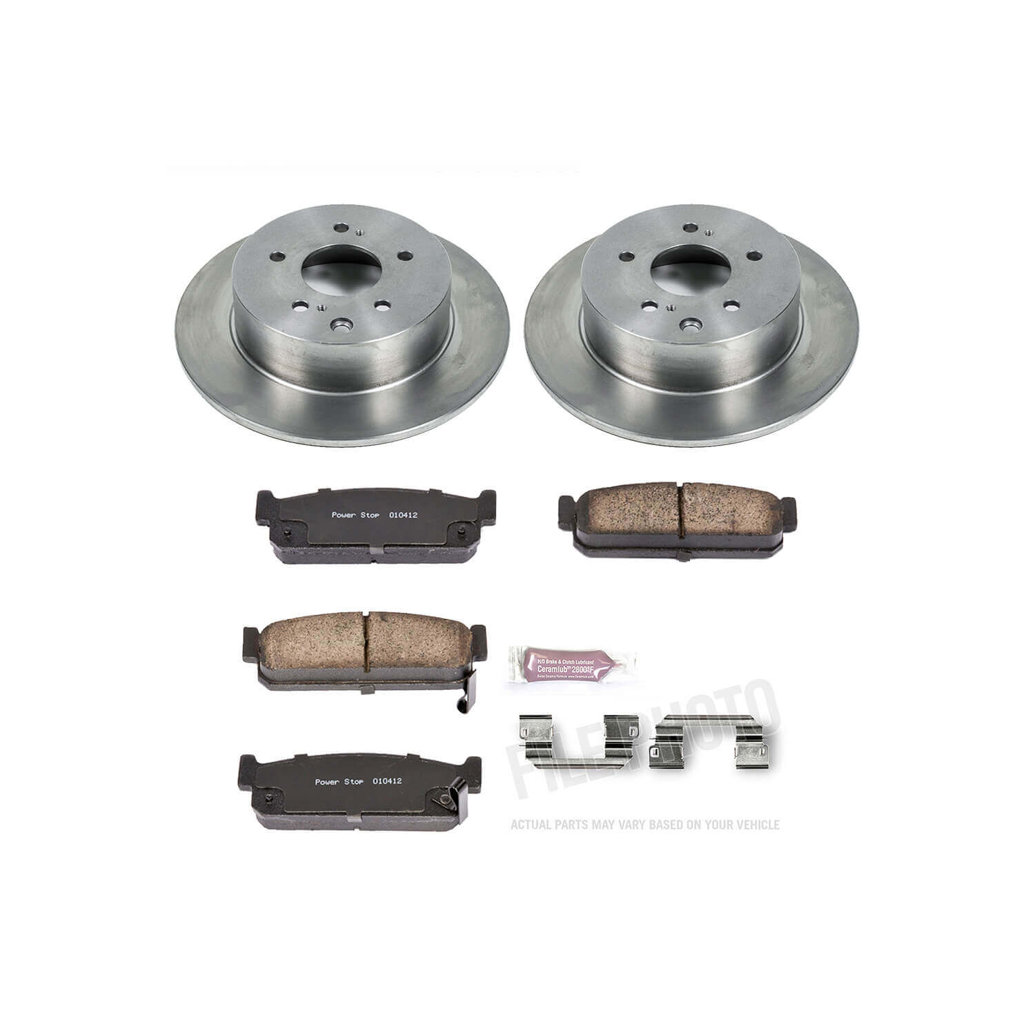 Power Stop KOE737 Autospecialty - 1-Click Daily Driver Brake Kits (Rear) for 1994-1996 Infiniti Q45 product image