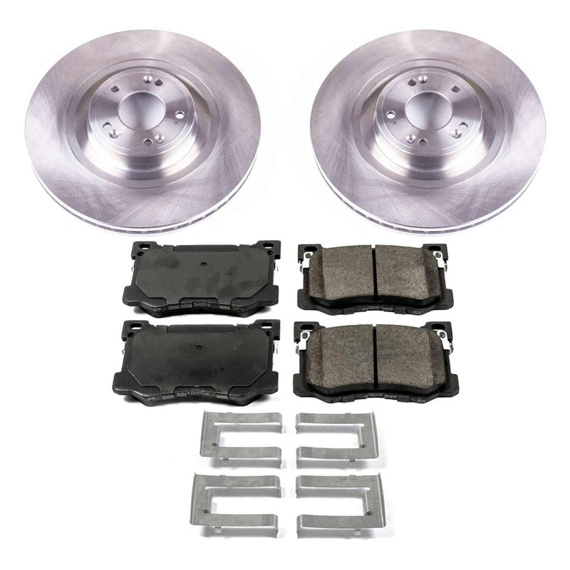 Power Stop KOE7371 Autospecialty 1-Click Daily Driver Front Brake Kit for 2015-2016 Hyundai Genesis product image