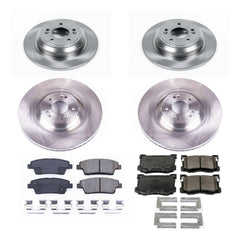 Power Stop KOE7386 Autospecialty 1-Click Daily Driver Front And Rear Brake Kit for 2015-2016 Hyundai Genesis product image