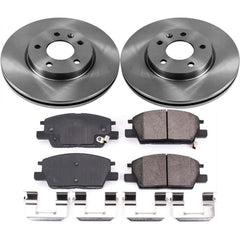 Power Stop KOE7400 Autospecialty 1-Click Daily Driver Plain Rotor Front Brake Kit for 2016-2021 Buick Lacrosse product image