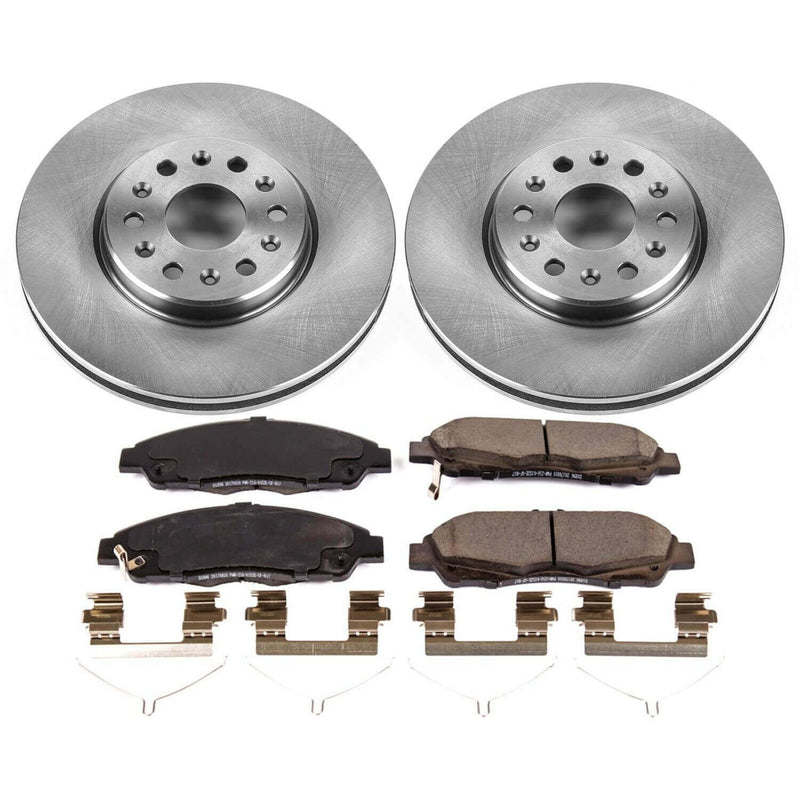Power Stop KOE7409 Autospecialty 1-Click Daily Driver Front Brake Kit for 2017-2020 Buick Enclave product image