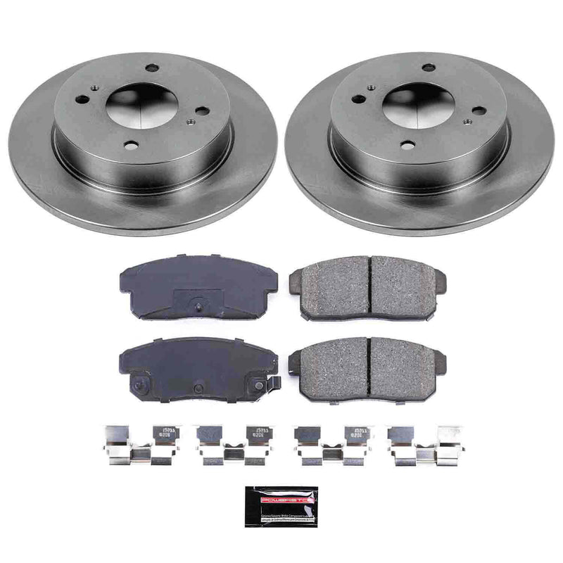 Power Stop KOE741 Autospecialty - 1-Click Daily Driver Brake Kits (Rear) for 2001-2006 Infiniti G20 product image