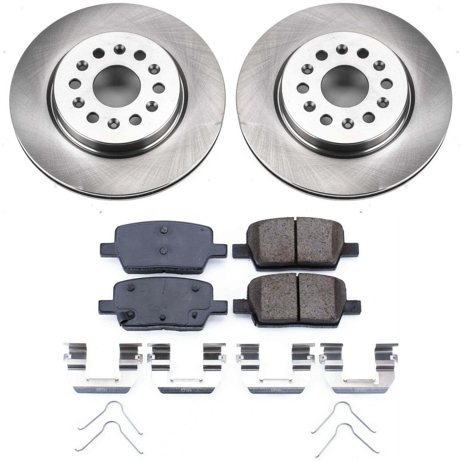 Power Stop KOE7411 Autospecialty 1-Click Daily Driver Rear Brake Kit for 2017-2020 Buick Enclave product image
