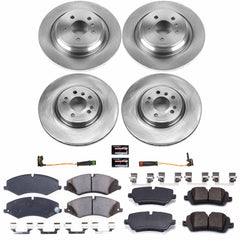 Power Stop KOE7441 Autospecialty 1-Click Daily Driver Plain Rotor Front And Rear Brake Kit for 2012-2017 Mercedes-Benz GLE300D product image