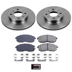 Power Stop KOE749 Autospecialty - 1-Click Daily Driver Brake Kits (Front) for 1993-2006 Infiniti G20 product image
