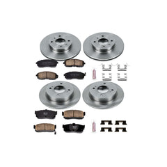 Power Stop KOE750 Autospecialty - 1-Click Daily Driver Brake Kits (Front And Rear) for 1993-2001 Infiniti G20 product image