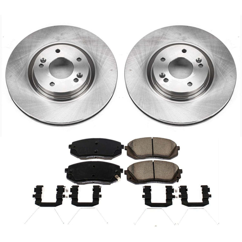 Power Stop KOE7509 Autospecialty 1-Click Daily Driver Front Brake Kit for 2016-2020 Hyundai Sonata product image