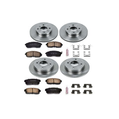 Power Stop KOE751 Autospecialty - 1-Click Daily Driver Brake Kits (Front And Rear) for 2001-2006 Infiniti G20 product image