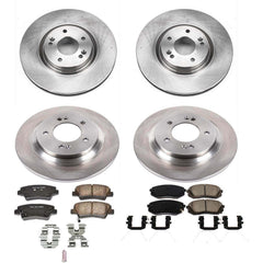 Power Stop KOE7511 Autospecialty 1-Click Daily Driver Front And Rear Brake Kit for 2016-2019 Hyundai Sonata product image