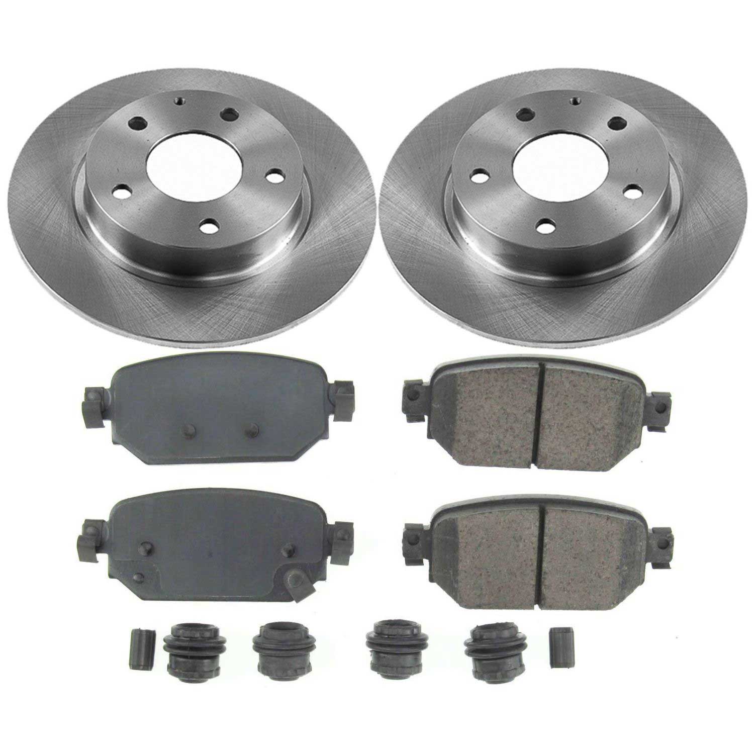 Power Stop KOE7515 Autospecialty 1-Click Daily Driver Rear Pad And Rotor Kit for 2017-2018 Mazda 3 product image