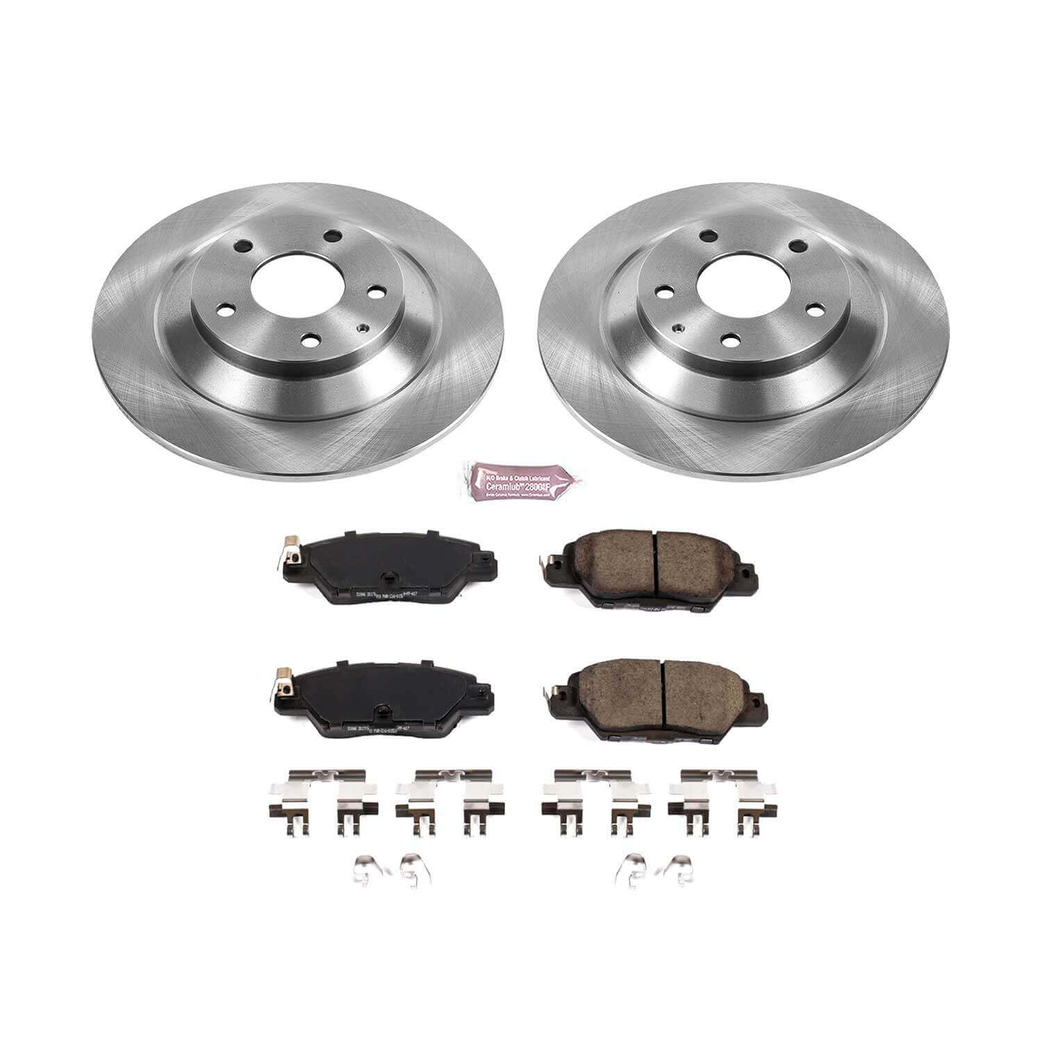 Power Stop KOE7516 Autospecialty 1-Click Daily Driver Plain Rotor Rear Brake Kit for 2016-2024 Mazda CX-5 product image