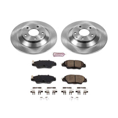 Power Stop KOE7516 Autospecialty 1-Click Daily Driver Plain Rotor Rear Brake Kit for 2016-2024 Mazda CX-5 product image