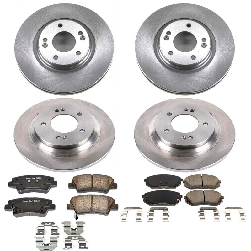 Power Stop KOE7523 Autospecialty 1-Click Daily Driver Front And Rear Brake Kit for 2016-2019 Hyundai Sonata product image