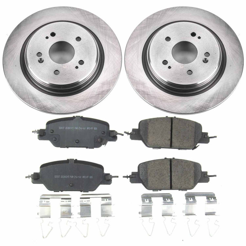 Power Stop KOE7528 Autospecialty 1-Click Daily Driver Rear Pad And Rotor Kit for 2017-2025 Honda CR-V product image