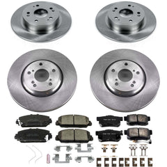 Power Stop KOE7529 Autospecialty 1-Click Daily Driver Front And Rear Brake Kit for 2017-2022 Acura ILX product image
