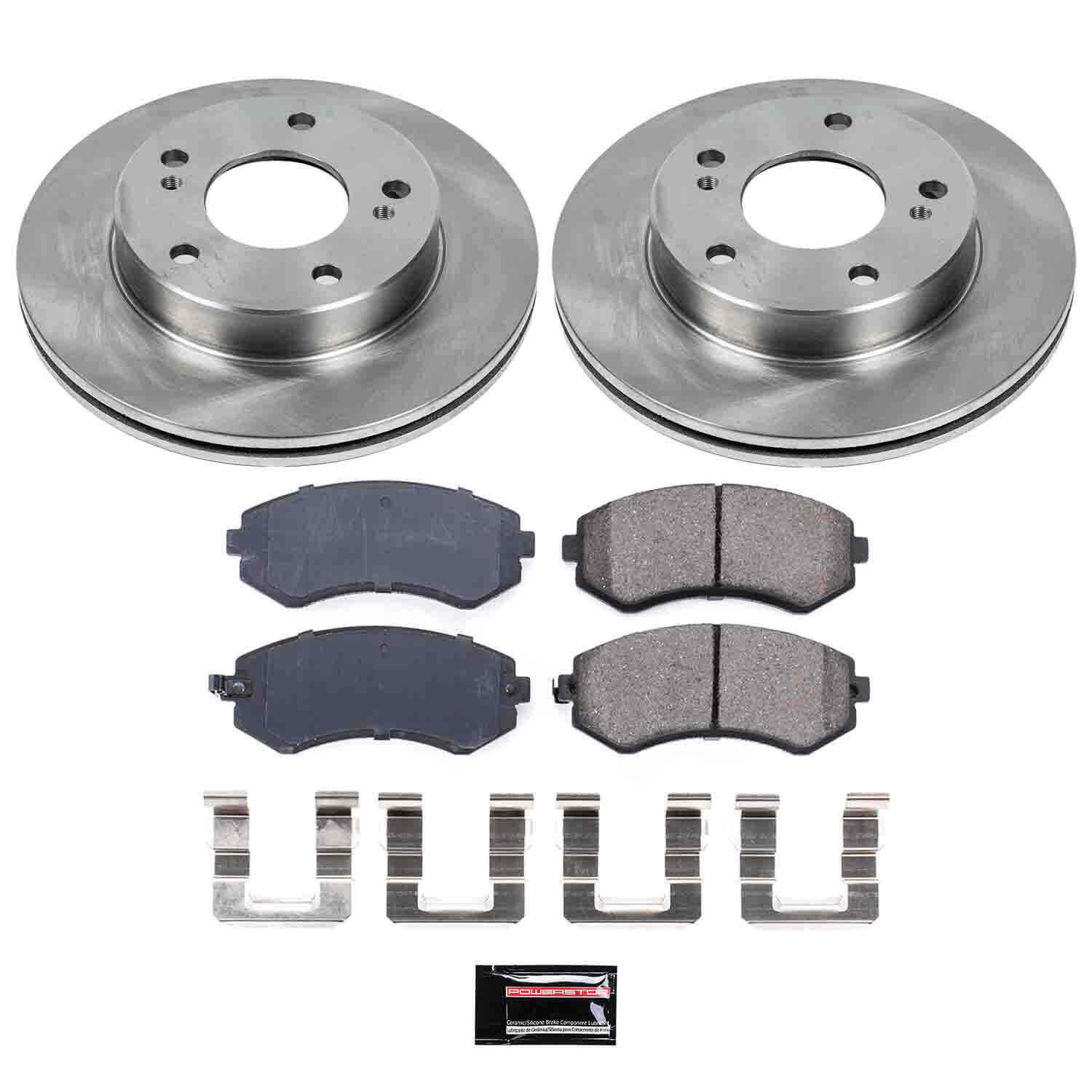 Power Stop KOE754 Autospecialty - 1-Click Daily Driver Brake Kits (Front) for 1994-1996 Nissan 240SX product image