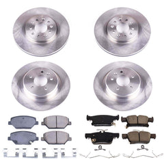 Power Stop KOE7556 Autospecialty 1-Click Daily Driver Front And Rear Pad And Rotor Kit for 2016-2018 Buick Envision product image