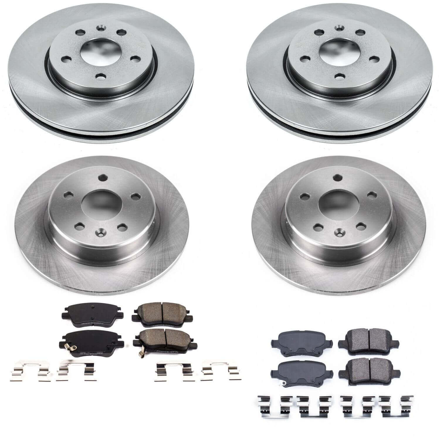 Power Stop KOE7561 Autospecialty 1-Click Daily Driver Front And Rear Pad And Rotor Kit for 2022-2023 Chevrolet Bolt Euv product image