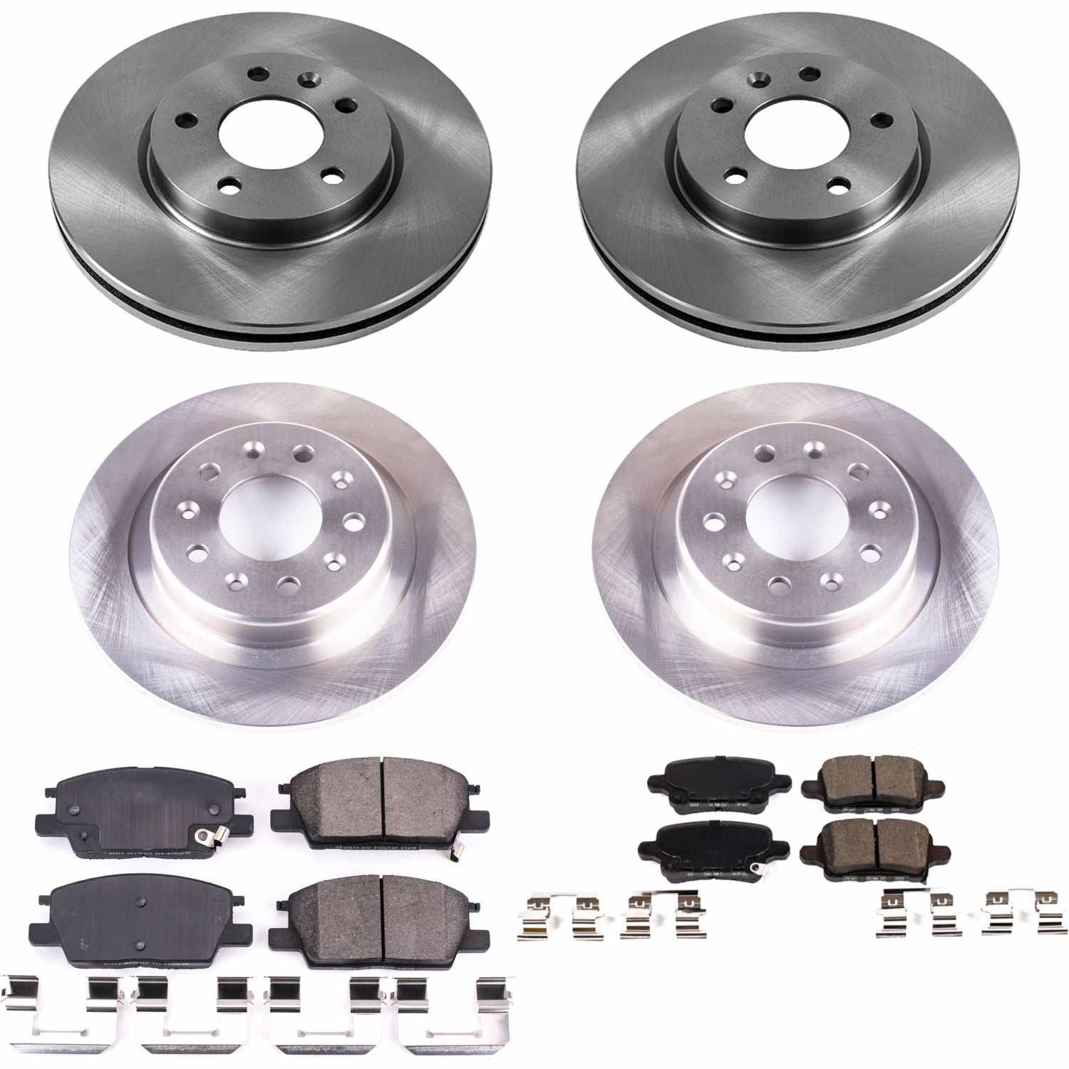 Power Stop KOE7564 Autospecialty 1-Click Daily Driver Front And Rear Brake Kit for 2019 Buick Lacrosse product image
