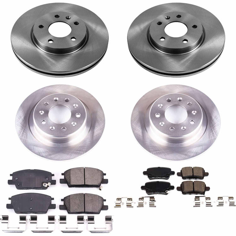 Power Stop KOE7564 Autospecialty 1-Click Daily Driver Front And Rear Brake Kit for 2019 Buick Lacrosse product image