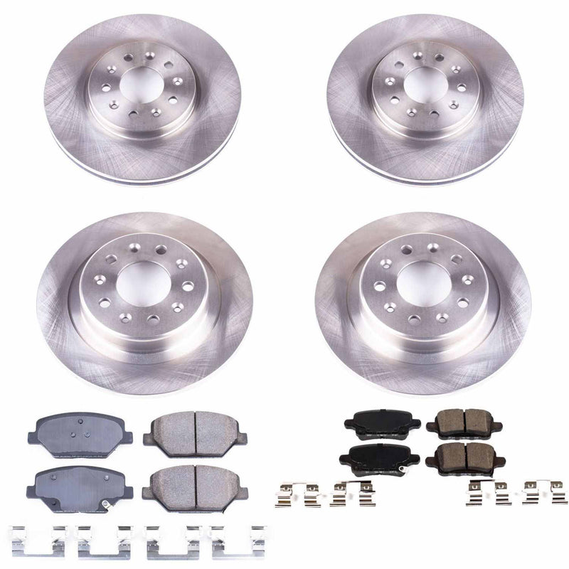 Power Stop KOE7565 Autospecialty 1-Click Daily Driver Front And Rear Brake Kit for 2019 Buick Lacrosse product image