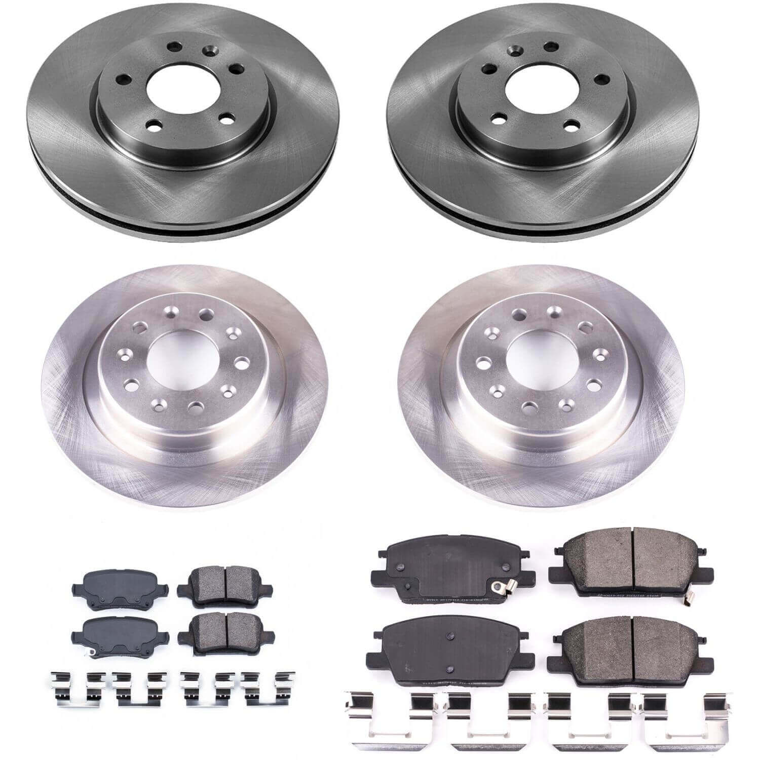 Power Stop KOE7566 Autospecialty 1-Click Daily Driver Front And Rear Brake Kit for 2017-2018 Buick Lacrosse product image