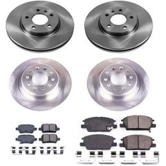 Power Stop KOE7566 Autospecialty 1-Click Daily Driver Front And Rear Brake Kit for 2017-2018 Buick Lacrosse product image