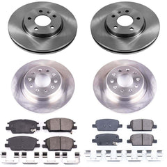 Power Stop KOE7567 Autospecialty 1-Click Daily Driver Front And Rear Pad And Rotor Kit for 2016-2020 Chevrolet Malibu product image