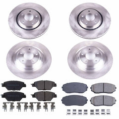 Power Stop KOE7610 Autospecialty 1-Click Daily Driver Front And Rear Pad And Rotor Kit for 2016-2023 Mazda CX-9 product image