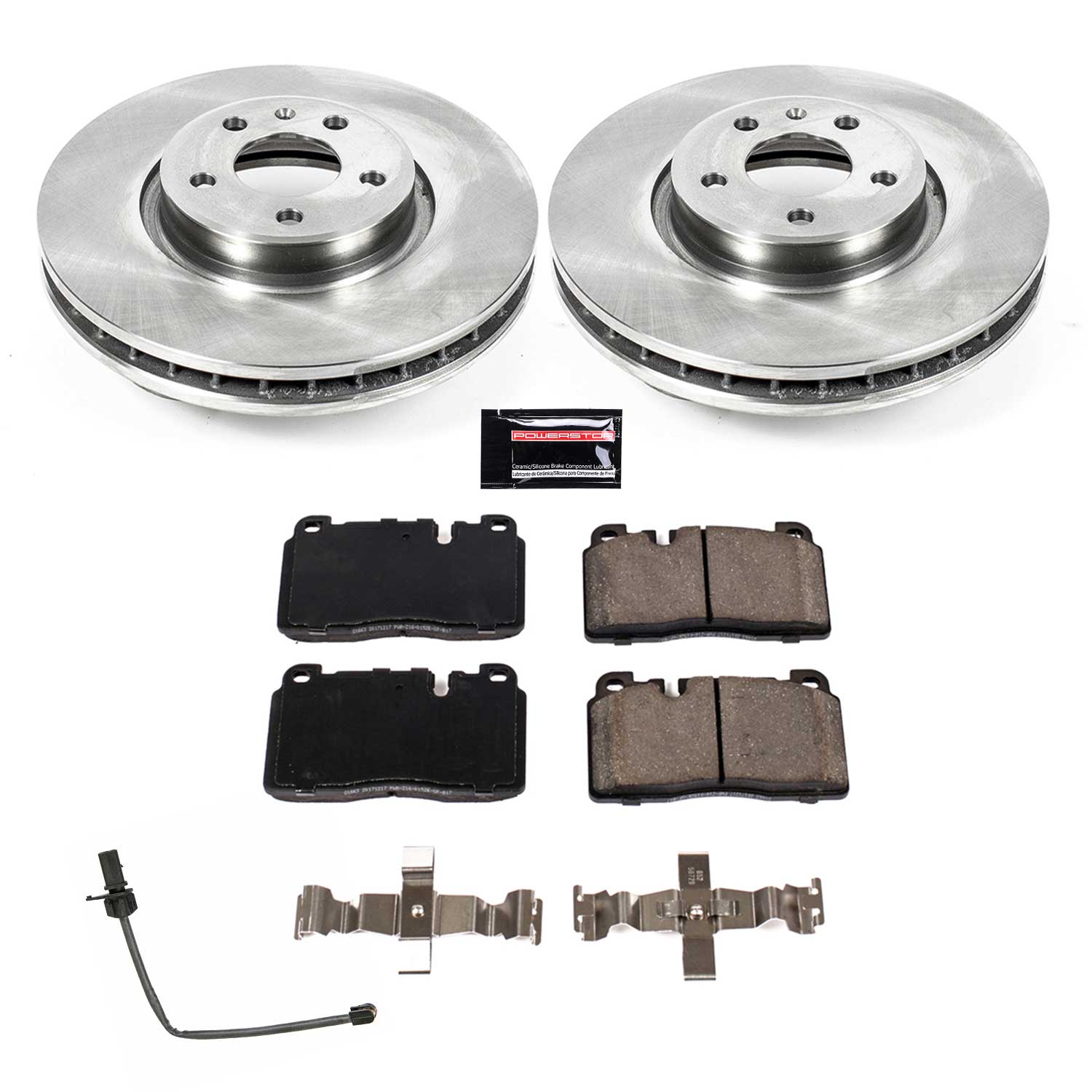 Power Stop KOE7653 Autospecialty 1-Click Daily Driver Front Brake Kit for 2013-2017 Audi Q5 product image