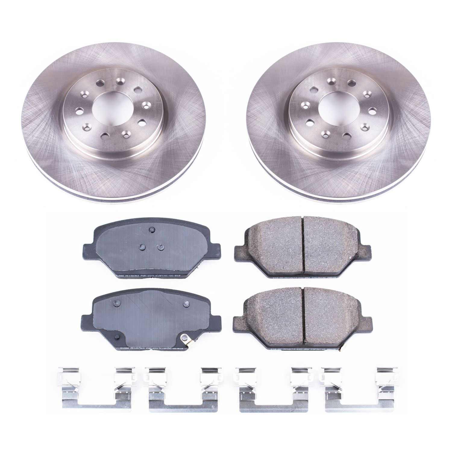 Power Stop KOE7661 Autospecialty 1-Click Daily Driver Front Brake Kit for 2016-2018 Buick Envision product image