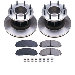 Power Stop KOE7669 Autospecialty 1-Click Daily Driver Front Brake Kit for 2017-2022 Ford F-350 Super Duty product image