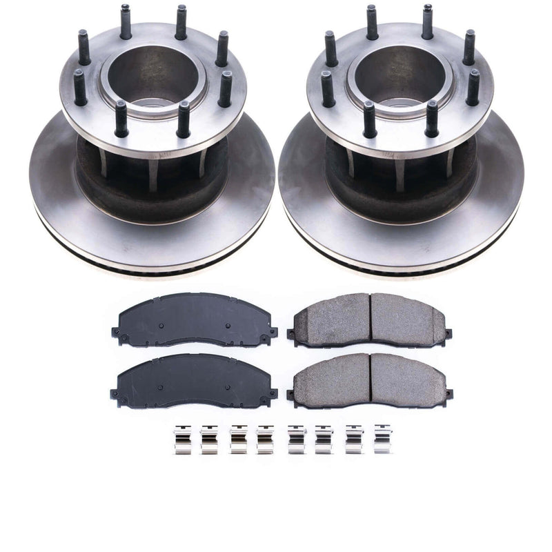 Power Stop KOE7669 Autospecialty 1-Click Daily Driver Front Brake Kit for 2017-2022 Ford F-350 Super Duty product image