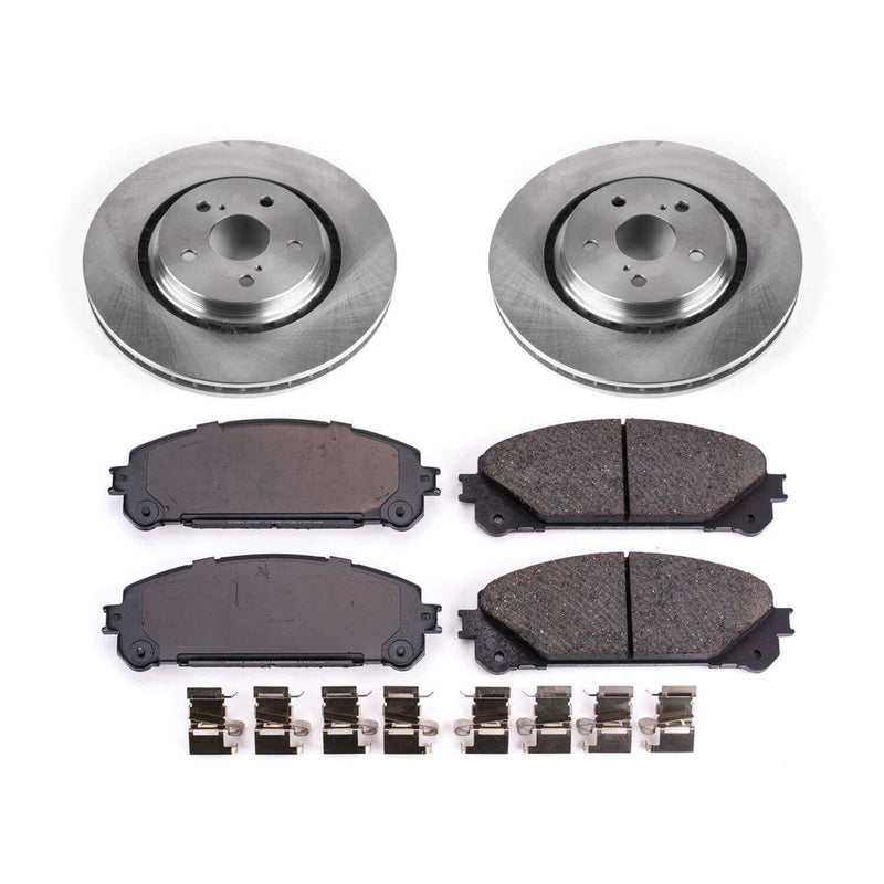 Power Stop KOE7688 Autospecialty 1-Click Daily Driver Front Brake Kit for 2022-2024 Lexus NX350 product image