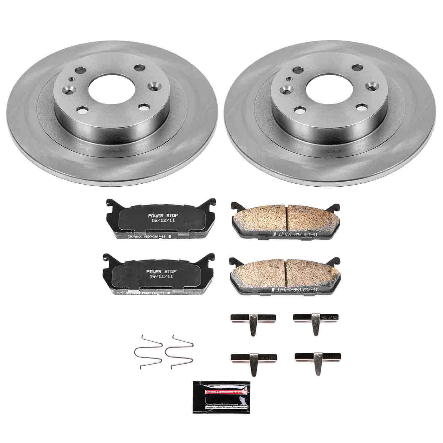 Power Stop KOE770 Autospecialty - 1-Click Daily Driver Brake Kits (Rear) for 1990-1996 Ford Escort product image