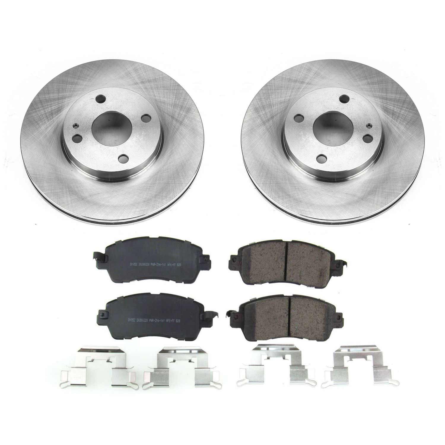Power Stop KOE7700 Autospecialty 1-Click Daily Driver Front Pad And Rotor Kit for 2016 Scion Ia product image