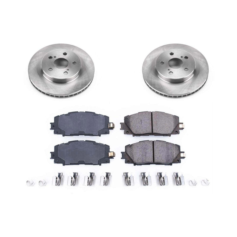 Power Stop KOE7701 Autospecialty 1-Click Daily Driver Front Brake Kit for 2016-2022 Toyota Corolla product image