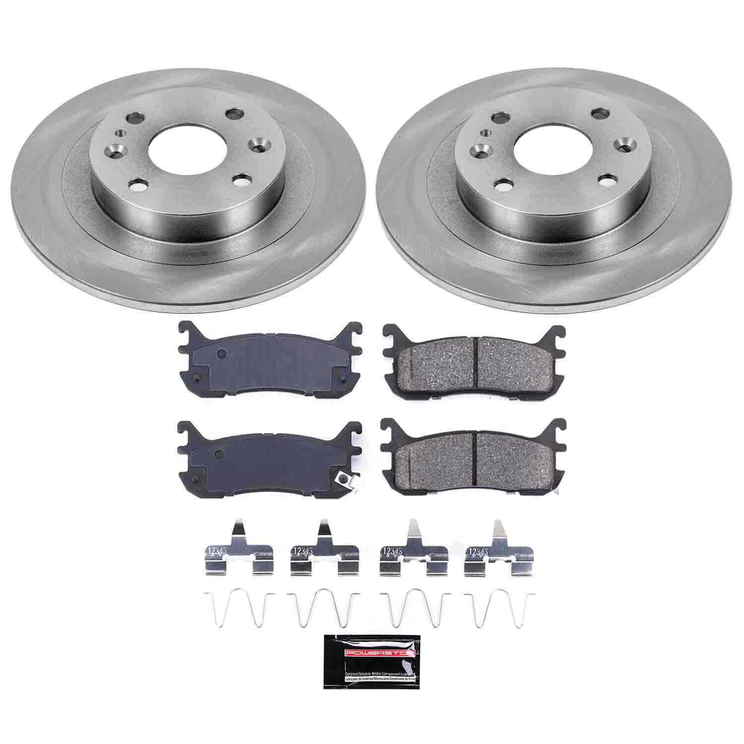 Power Stop KOE772 Autospecialty - 1-Click Daily Driver Brake Kits (Rear) for 1994-2005 Ford Escort product image