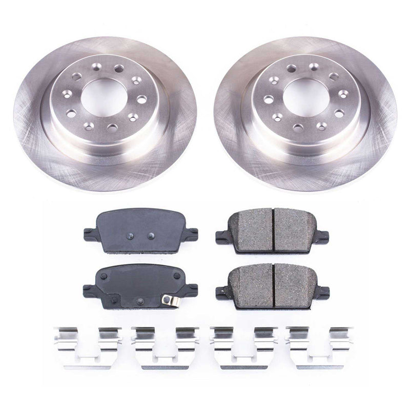 Power Stop KOE7722 Autospecialty 1-Click Daily Driver Rear Pad And Rotor Kit for 2016-2023 Chevrolet Malibu product image