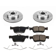 Power Stop KOE7723 Autospecialty 1-Click Daily Driver Plain Rotor Rear Brake Kit for 2017-2020 Ford Escape product image