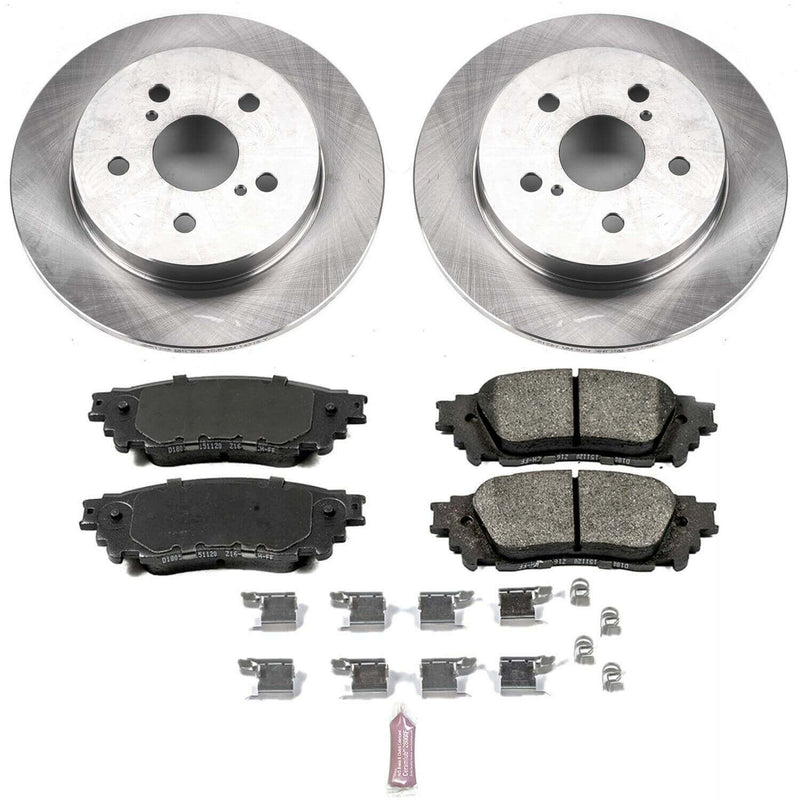 Power Stop KOE7739 Autospecialty 1-Click Daily Driver Rear Brake Kit for 2015-2021 Lexus NX200T product image