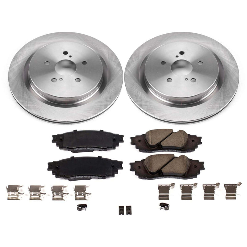 Power Stop KOE7740 Autospecialty 1-Click Daily Driver Rear Brake Kit for 2016-2022 Lexus RX350 product image