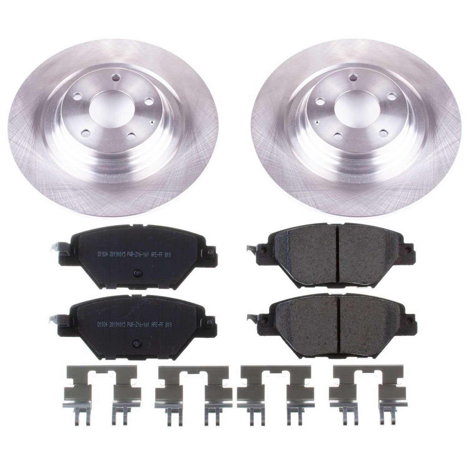Power Stop KOE7742 Autospecialty 1-Click Daily Driver Rear Pad And Rotor Kit for 2016-2023 Mazda CX-9 product image