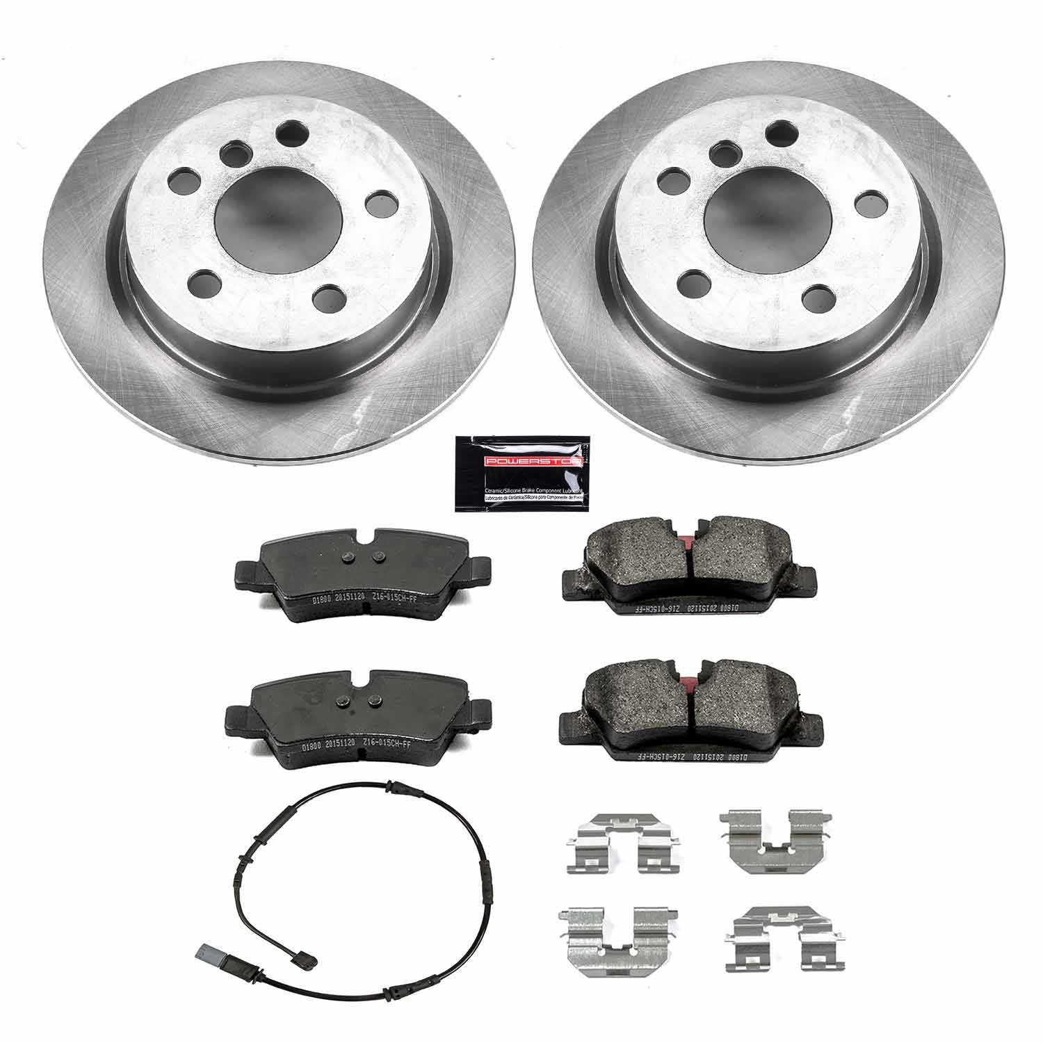 Power Stop KOE7750 Autospecialty 1-Click Daily Driver Rear Brake Kit for 2014 MINI Cooper Base, S product image
