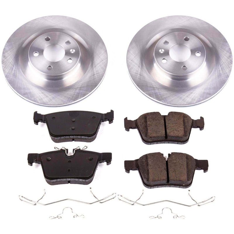 Power Stop KOE7757 Autospecialty 1-Click Daily Driver Rear Pad And Rotor Kit for 2019-2022 Volvo S60 product image