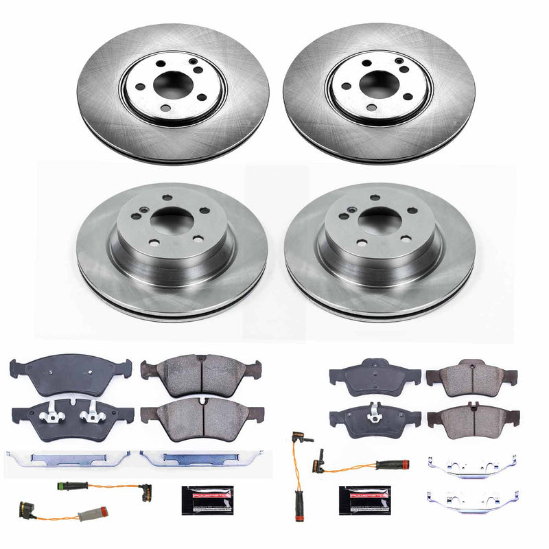 Power Stop KOE7762 Autospecialty 1-Click Daily Driver Front And Rear Brake Kit for 2006 Mercedes-Benz E500 4Matic product image