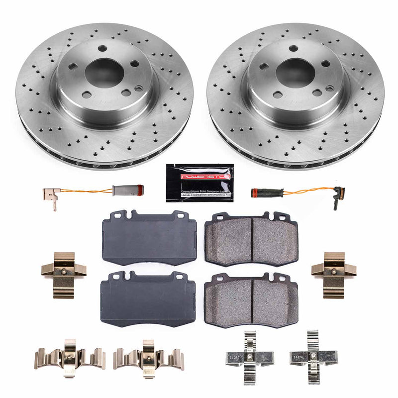 Power Stop KOE7770 Autospecialty 1-Click Daily Driver Front Brake Kit for 2004-2006 Mercedes-Benz E500 Base product image