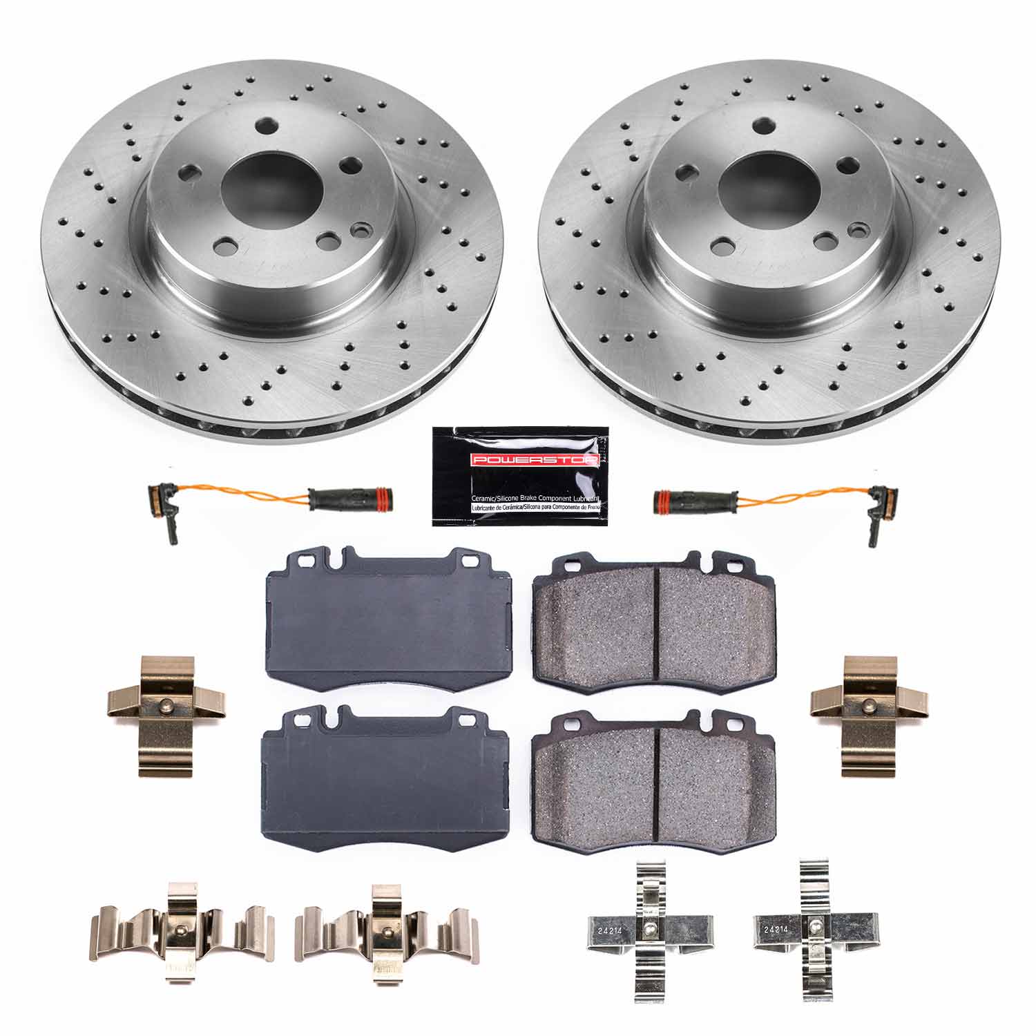 Power Stop KOE7771 Autospecialty 1-Click Daily Driver Front Brake Kit for 2003-2006 Mercedes-Benz SL500 product image