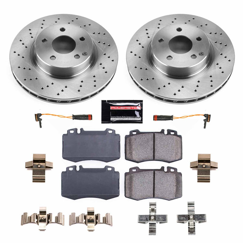 Power Stop KOE7771 Autospecialty 1-Click Daily Driver Front Brake Kit for 2003-2006 Mercedes-Benz SL500 product image